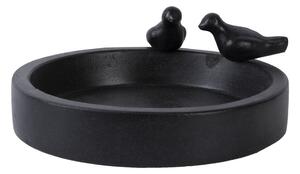 Czarne ceramiczne poidełko dla ptaków Esschert Design Ave
