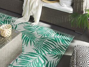 Dywan zewnętrzny dwustronny 160 x 230 cm liście palmowe morski Kota Beliani