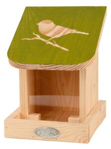 Karmnik dla ptaków z litej sosny Esschert Design Diapozitiv, dł. 17 cm