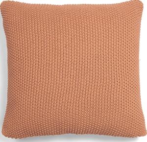 Poduszka Nordic Knit 50 x 50 cm piaskowa z bawełny organicznej