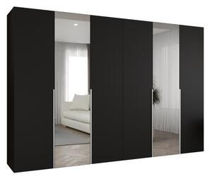 Szafa uchylna otwierana Alicante 2 300 wys. 202 cm czarny + u. kaszmir