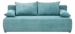 Sofa sztruksowa turkusowa LIBIA