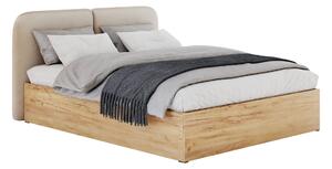 Łóżko z pojemnikiem na pościel Wood