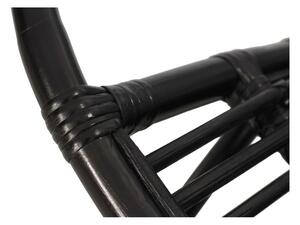 Czarny rattanowy fotel ogrodowy Bonami Essentials Sara