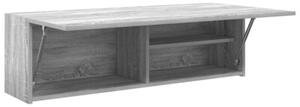 Wisząca szafka łazienkowa, szary dąb sonoma, 100x25x30 cm