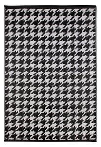 Czarno-biały dywan zewnętrzny Green Decore Houndstooth, 120x180 cm