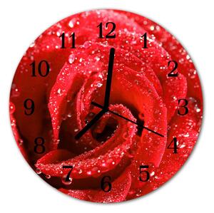 Zegar ścienny okrągły Róża