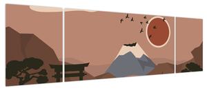 Obraz - Japonia N⁰1 (170x50 cm)