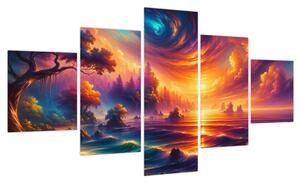Obraz - Magiczny świat (125x70 cm)
