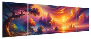 Obraz - Magiczny świat (170x50 cm)