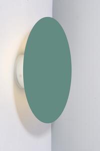 Zielony metalowy kinkiet LED 15 cm - V048-Saskia