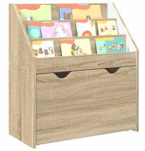Nowoczesna biblioteczka dla dzieci w kolorze dąb sonoma