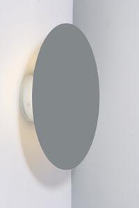 Szary okrągły kinkiet 25 cm - V049-Saskia