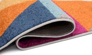 Kolorowy nowoczesny dywan w trójkąty - Caso 6X