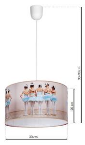 Wiszaca lampa z motywem baletnic - N41-Lakos