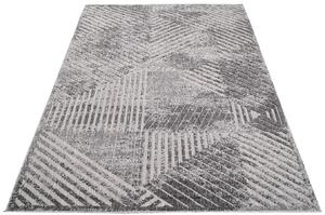 Jasnoszary nowoczesny dywan sznurkowy - Voso 6X