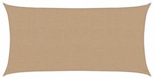Żagiel przeciwsłoneczny, 160 g/m², taupe, 2x3,5 m, hdpe