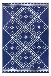 Niebiesko-biały dywan zewnętrzny Green Decore Amber, 120x180 cm