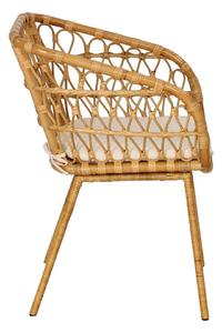 Rattanowe krzesło ogrodowe Bonami Essentials Luca