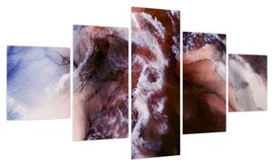 Obraz - Fioletowy marmur N⁰3 (125x70 cm)