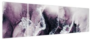Obraz - Fioletowy marmur N⁰2 (170x50 cm)