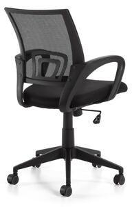 Czarne krzesło biurowe Kave Home Ebor