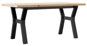 Stolik kawowy z nogami w kształcie litery y 100x50x45,5 cm