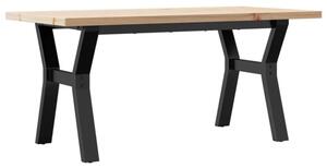 Stolik kawowy z nogami w kształcie litery y 100x50x45,5 cm