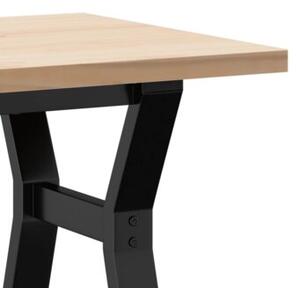 Stolik kawowy z nogami w kształcie litery y 100x50x45,5 cm