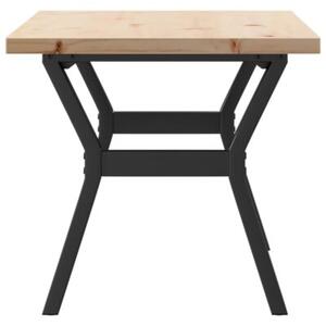 Stolik kawowy z nogami w kształcie litery y 100x50x45,5 cm
