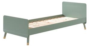 Oliwkowe łóżko dziecięce z drewna sosnowego Vipack Billy, 90x200 cm