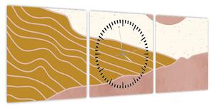 Obraz - Spacefrog design mountain N⁰3 (z zegarem) (90x30 cm)