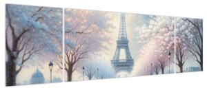Obraz - Obraz z Paryża (170x50 cm)