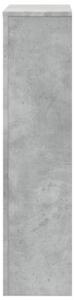Osłona na grzejnik, szarość betonu, 104x20x82 cm