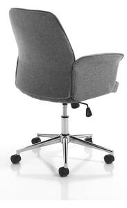 Szare krzesło biurowe Tomasucci Dony, wys. 100 cm