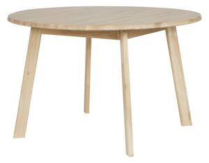 Stół do jadalni z drewna dębowego WOOOD Disc, Ø 120 cm