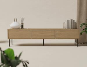 Szafka RTV drewniana w stylu loft 180 x 45 cm