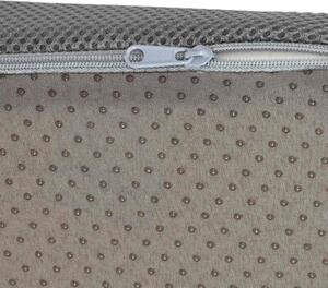 Poduszka na siedzisko szary 39 x 38 x 8,5 cm pianka pu