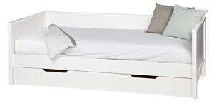 Białe łóżko/sofa WOOOD Nikki, 200x90 cm