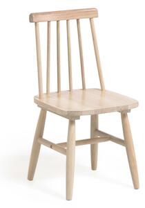 Krzesło dziecięce z drewna kauczukowego Kave Home Kristie