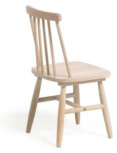 Krzesło dziecięce z drewna kauczukowego Kave Home Kristie