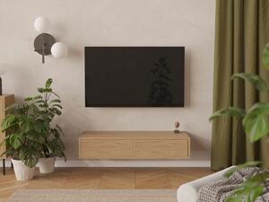 Nowoczesna mała podwieszana szafka RTV 120 x 45 cm