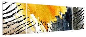 Obraz - Abstrakcyjna akwarela (170x50 cm)