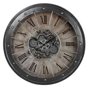 Emaga Zegar Ścienny DKD Home Decor Czarny Koła zębate Miedź Żelazo (80 x 8 x 80 cm)