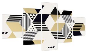 Obraz - Kształty geometryczne N⁰1 (125x70 cm)