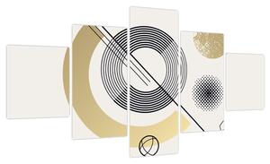 Obraz - Kształty geometryczne N⁰2 (125x70 cm)