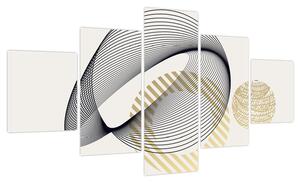 Obraz - Kształty geometryczne N⁰3 (125x70 cm)