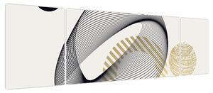 Obraz - Kształty geometryczne N⁰3 (170x50 cm)