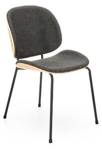 Krzesło z tkaniny i sklejki giętej K467