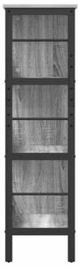 Półka na książki szary sonoma 82 x 32 x 112 cm